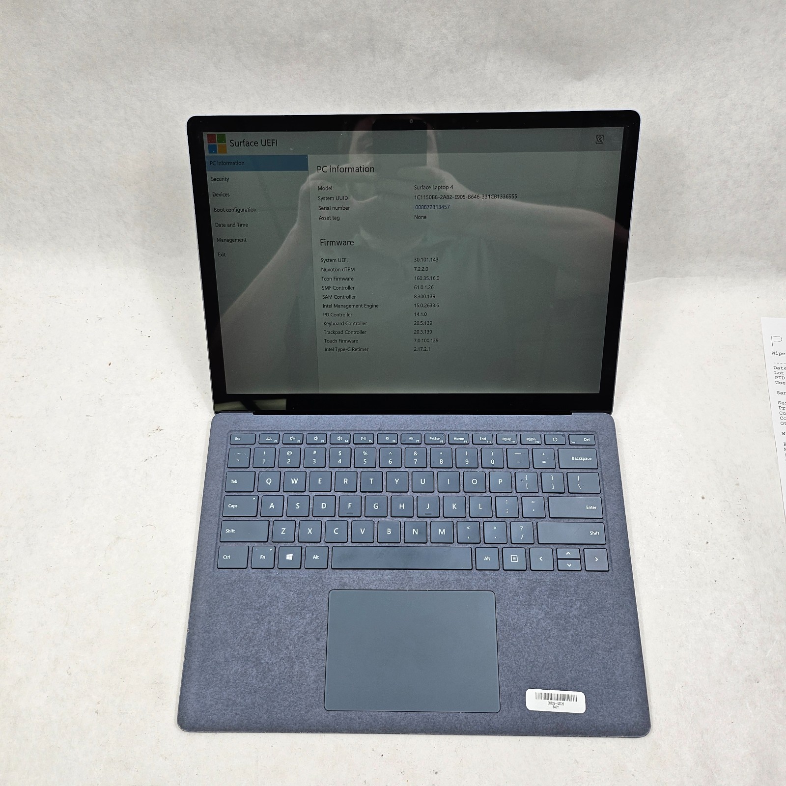 Microsoft Surface Laptop 4 1950 i7-1185G7 3GHz 512GB SSD 16GB DDR4 Silver Fair