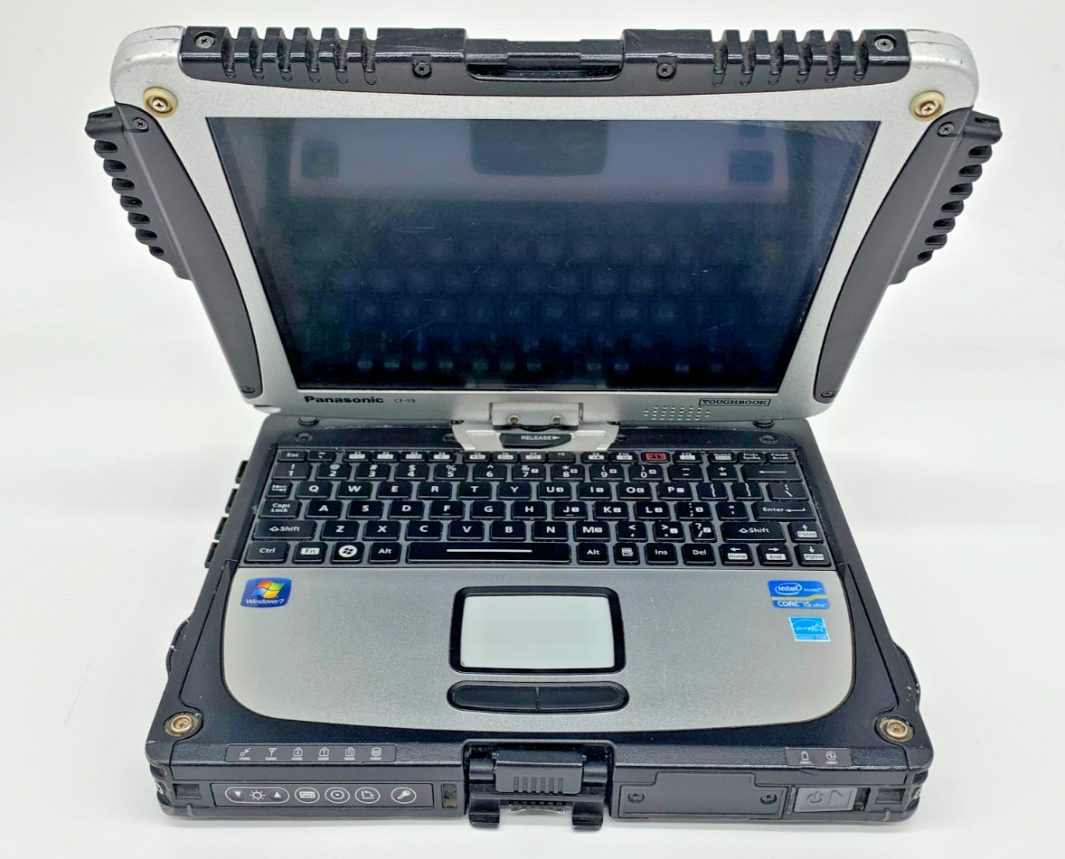 Panasonic CF-19 10” I5-2520M 2.50GHZ NO SSD 4GB DDR3 SILVER/BLACK /FAIR/SEE
