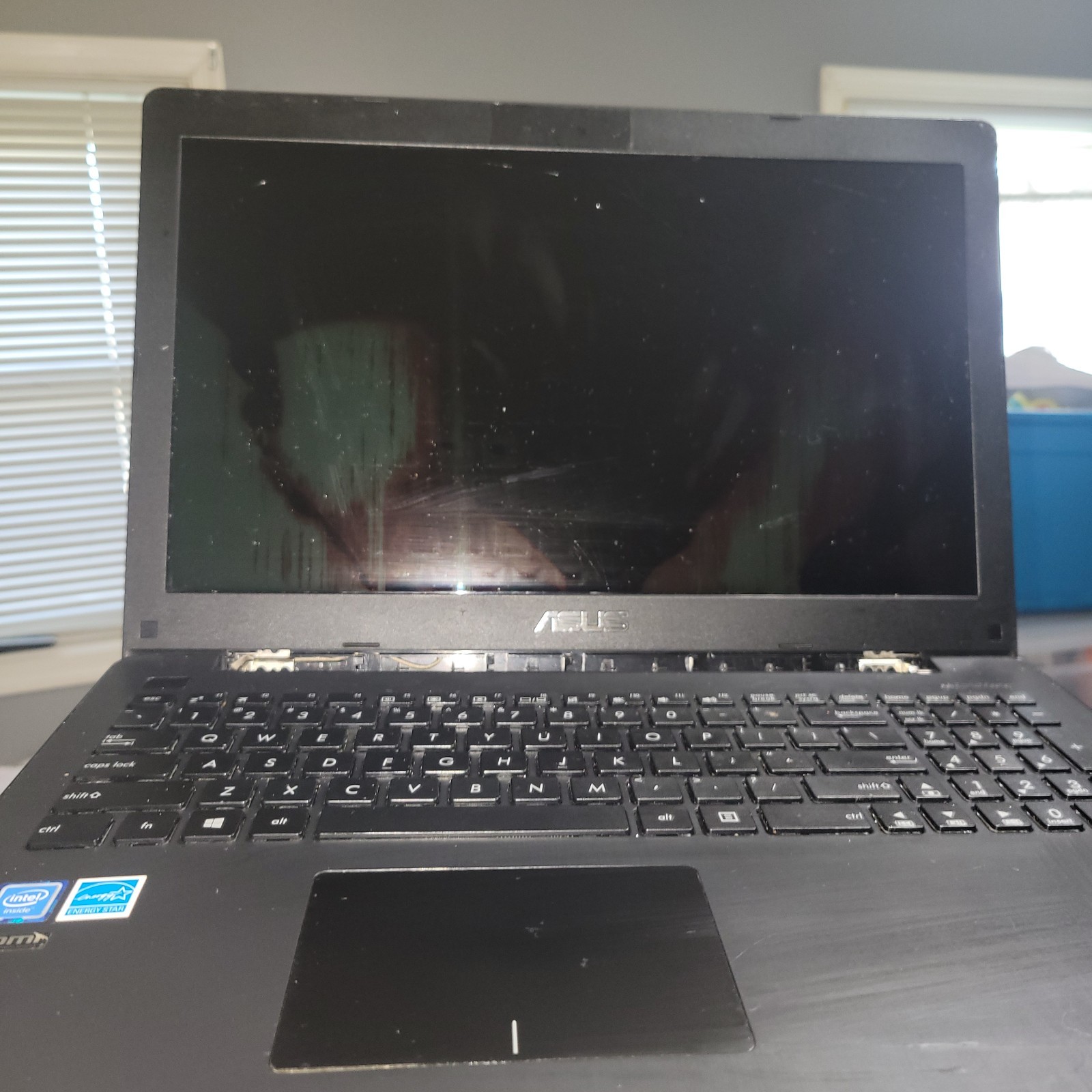 Asus X553S Laptop Intel Celeron Black UNTESTED AS IS PARTS OR REPAIR
