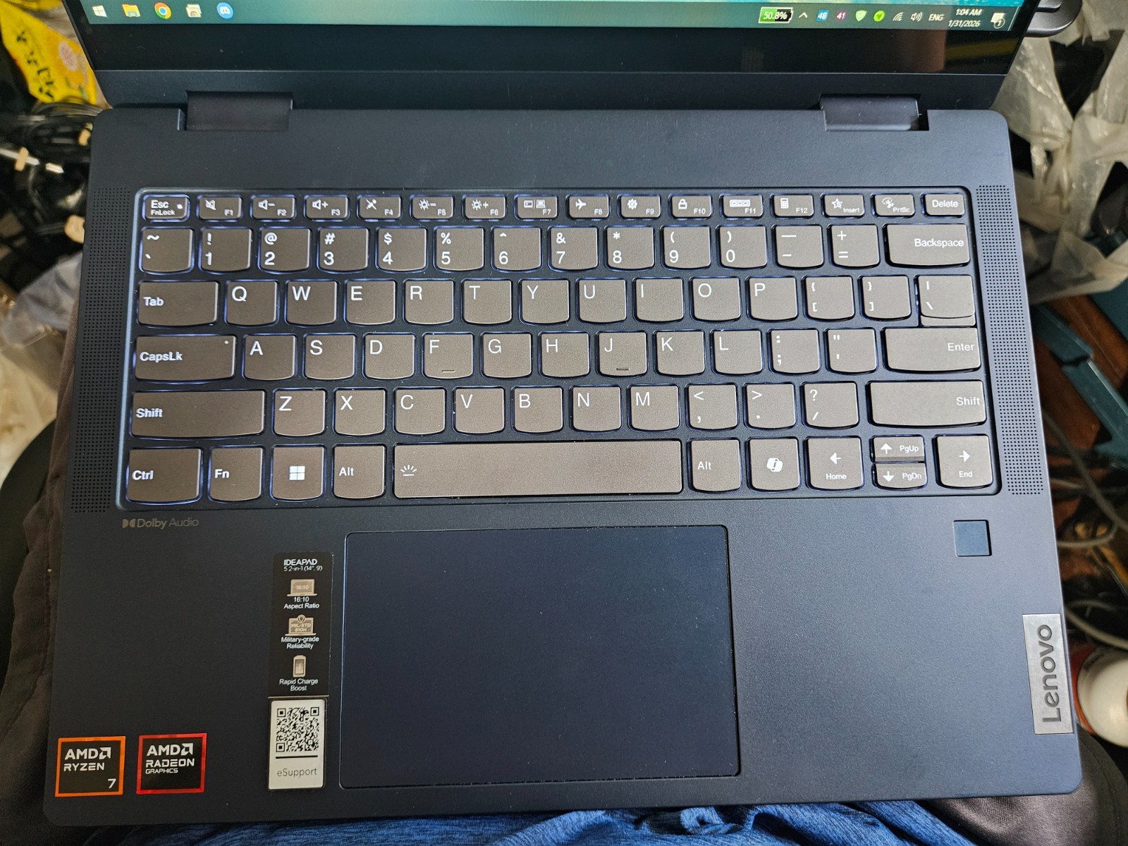 Ryzen 7 8845HS Lenovo IdeaPad 5 2-in-1 16GB 512GB SSD 14″ FHD+ Touch W11