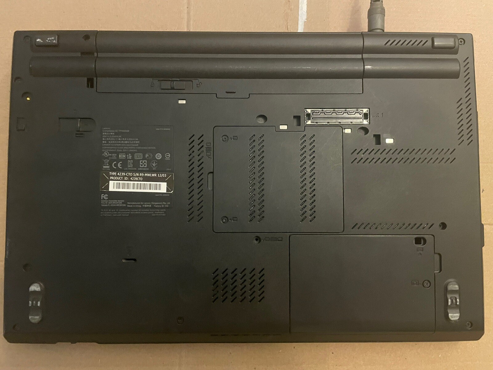 Lenovo ThinkPad T520 15.6in 2.8 GHZ 6GB RAM 60GB HDD Win 10 Pro Read Info