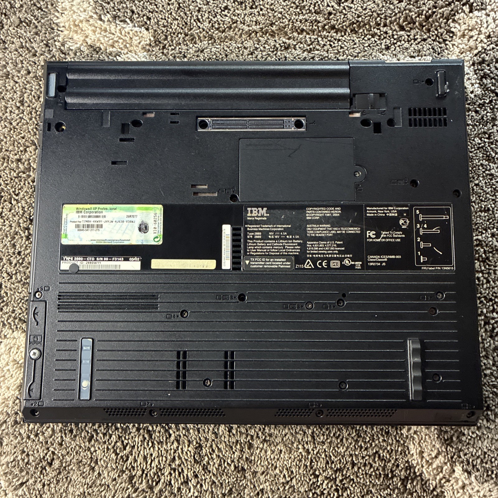 IBM ThinkPad R51 ~Parts Only~