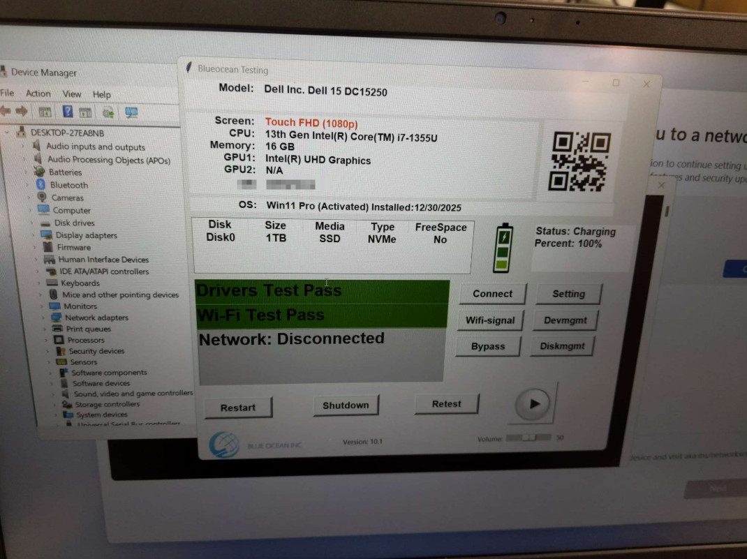 DELL DC15250 15.6″FHD Touch Intel i7-1355U 16GB 1TBSSD Intel UHD Graphics Win 11