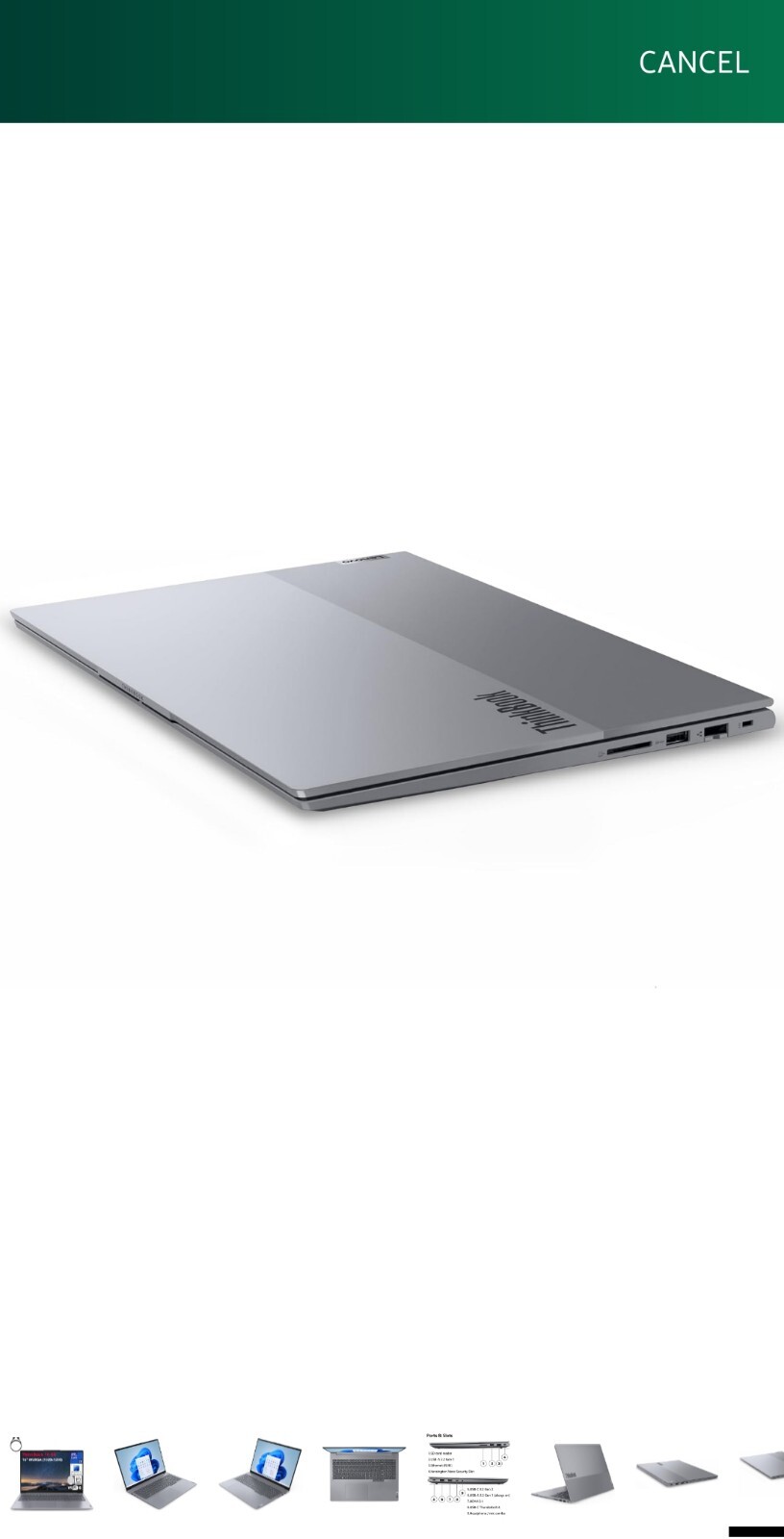 Lenovo ThinkBook 16 G6 16″ FHD+ Laptop Computer, 13th Gen Intel 14-Core i7-13700
