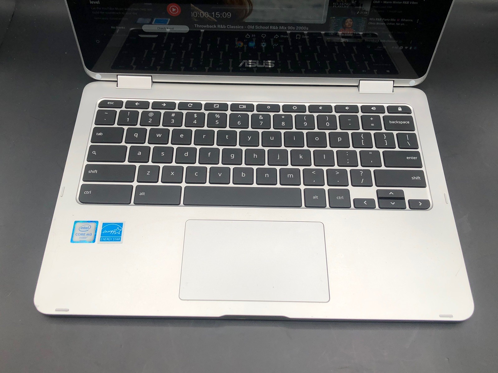 Asus Chromebook Flip C302C 12.5″ Intel Core M3-6Y30 4GB RAM Good Working Tested