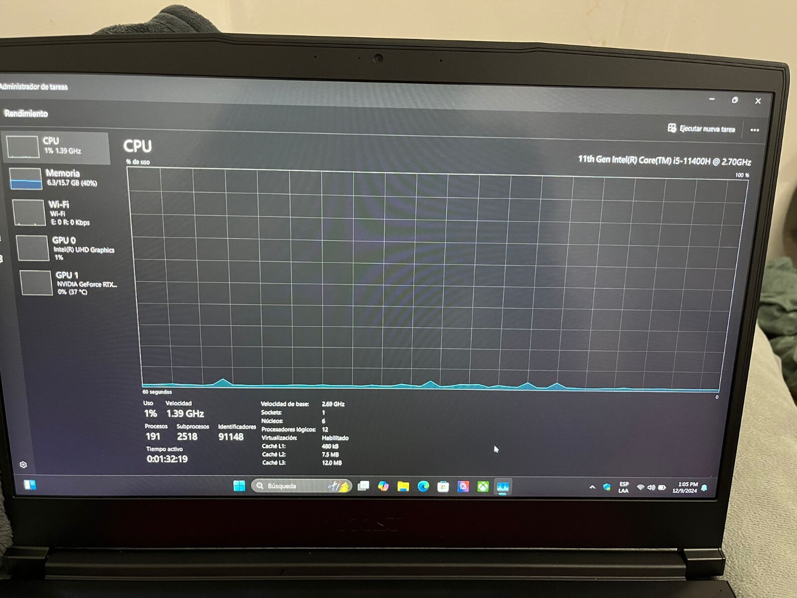 MSI GF63 Thin 11 UC