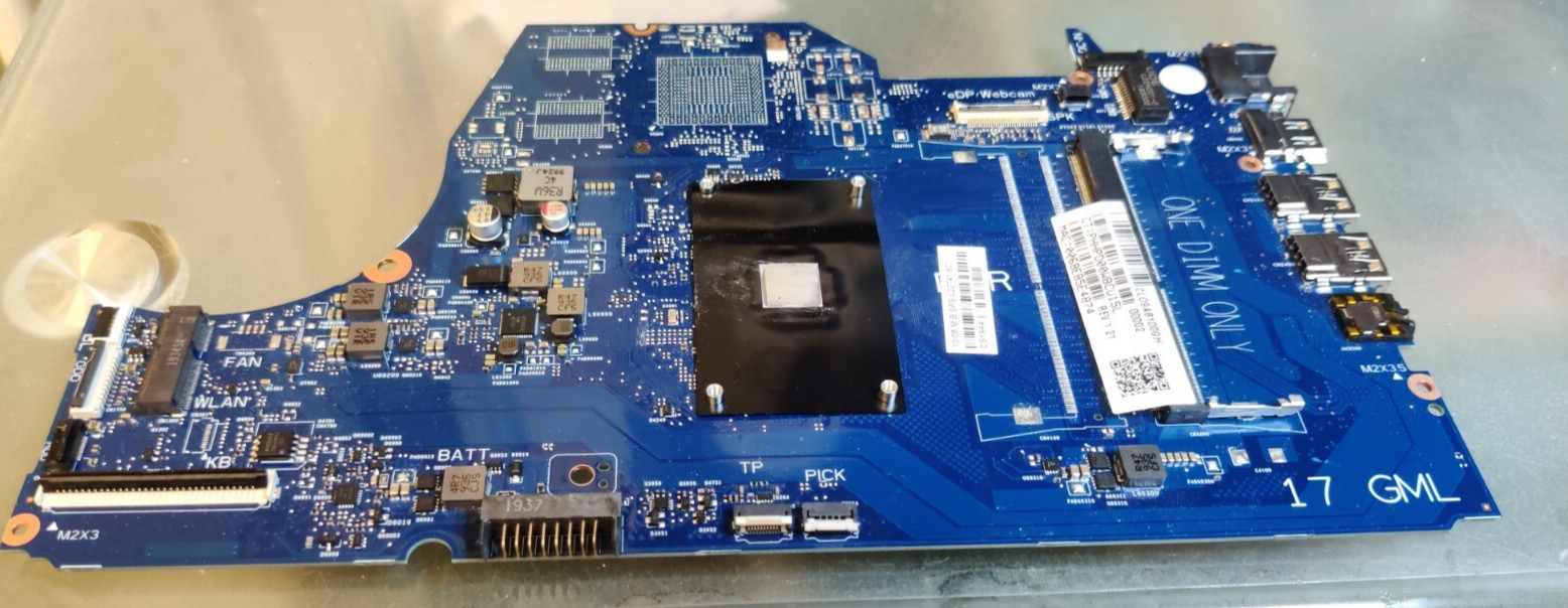 HP 17-BY MOTHERBOARD L22741-601 N4000 INTEL UHD 600 6050A2980801-MB-A02 #