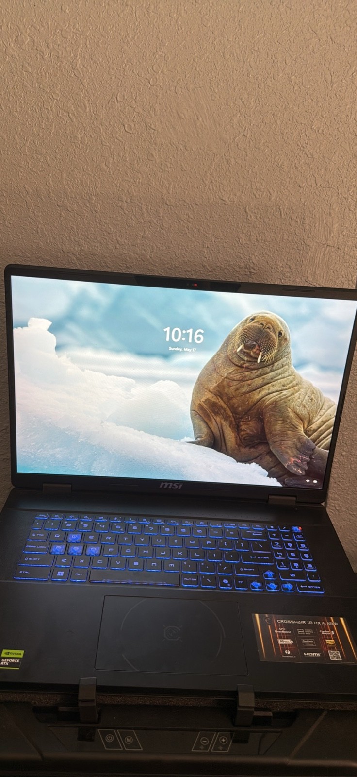 Used MSI Crosshair 18 HX AI 18″ Ultra 9 5.7GHz Nvidia RTX 5070 32GB DDR5 2TB SSD