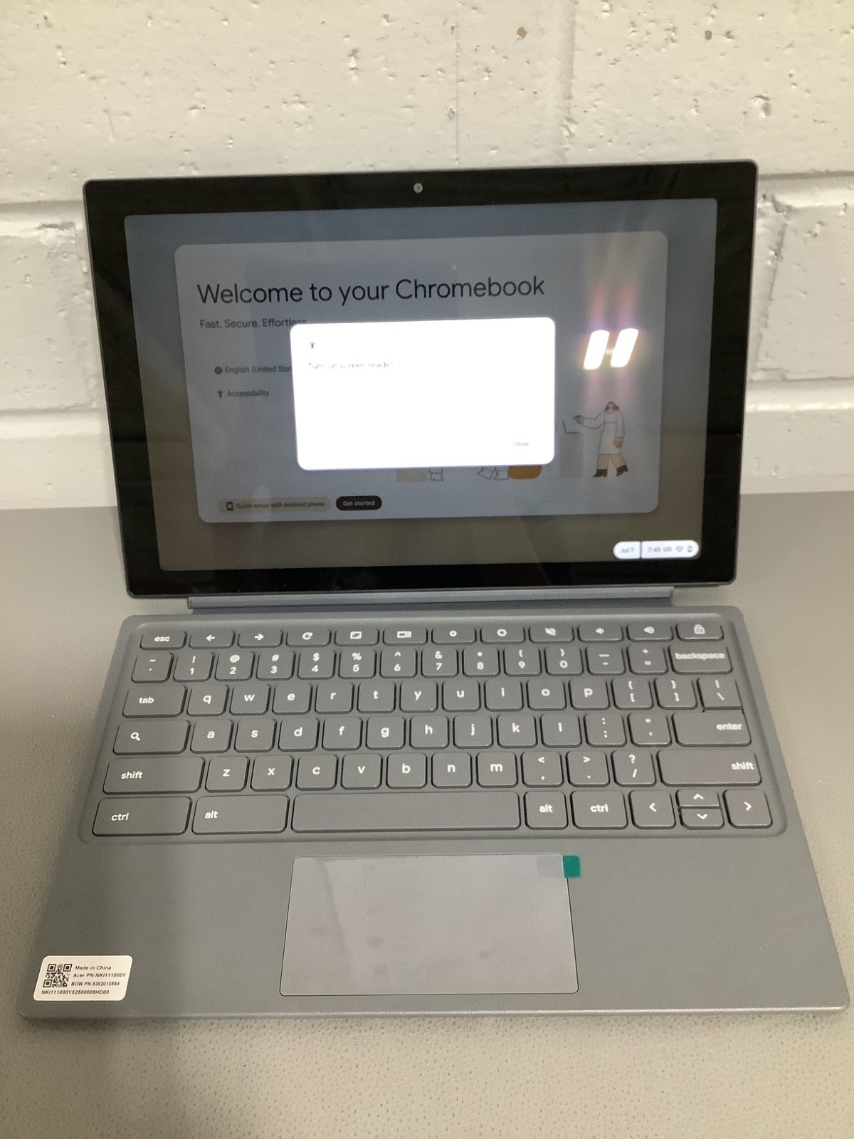 Acer Chromebook Tab 311 Chromebook Tablet – 11″ WUXGA (Sealed).
