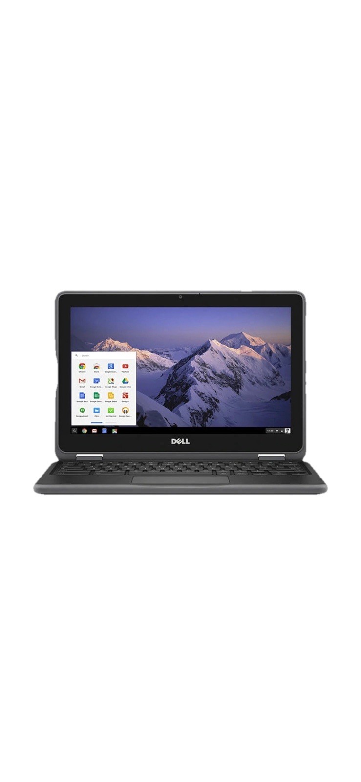Dell Chromebook (11.6″,Celeron, 4GB RAM 32GB, ChromeOS touch screen yellow