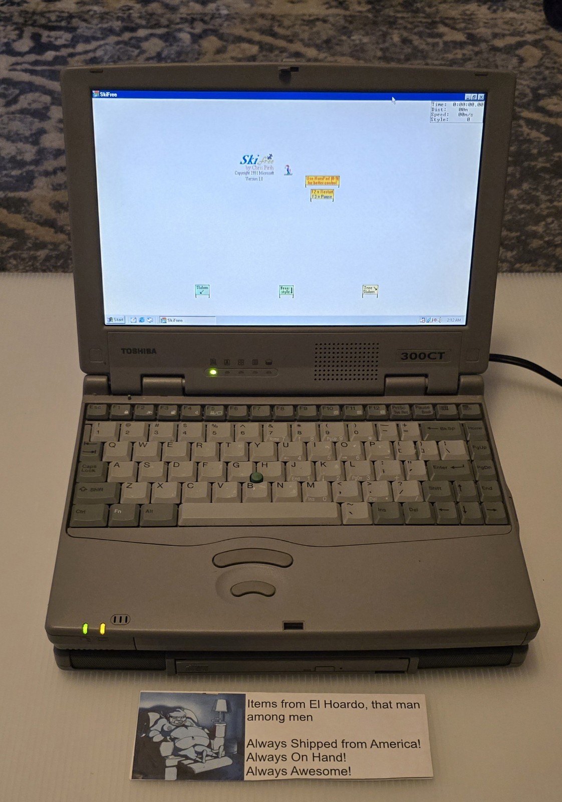 Toshiba Portege 300CT 64mb Ram 1GB HDD 133Mhz Docking Station CD Working Rare!