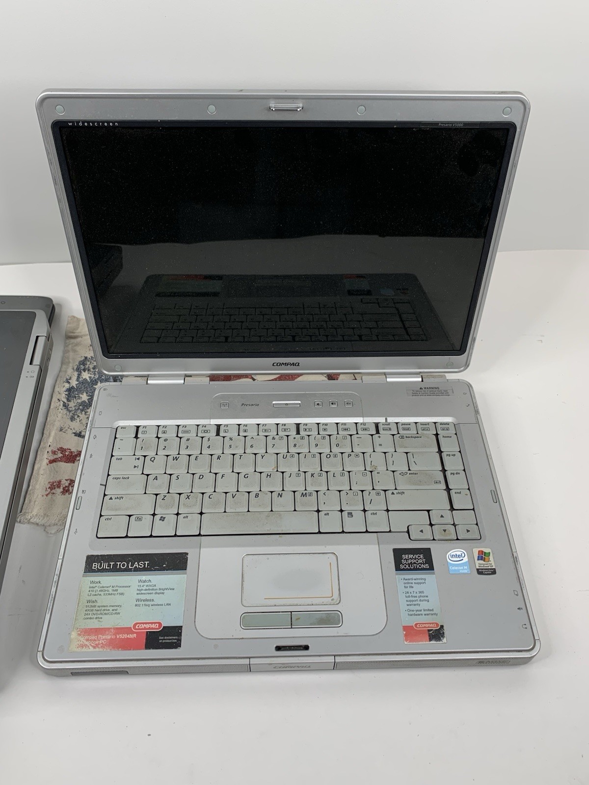 Lot of 3 Laptops Gateway Z5WTC, Dell E6420, Compaq V5000 FOR PARTS ONLY UNTESTED