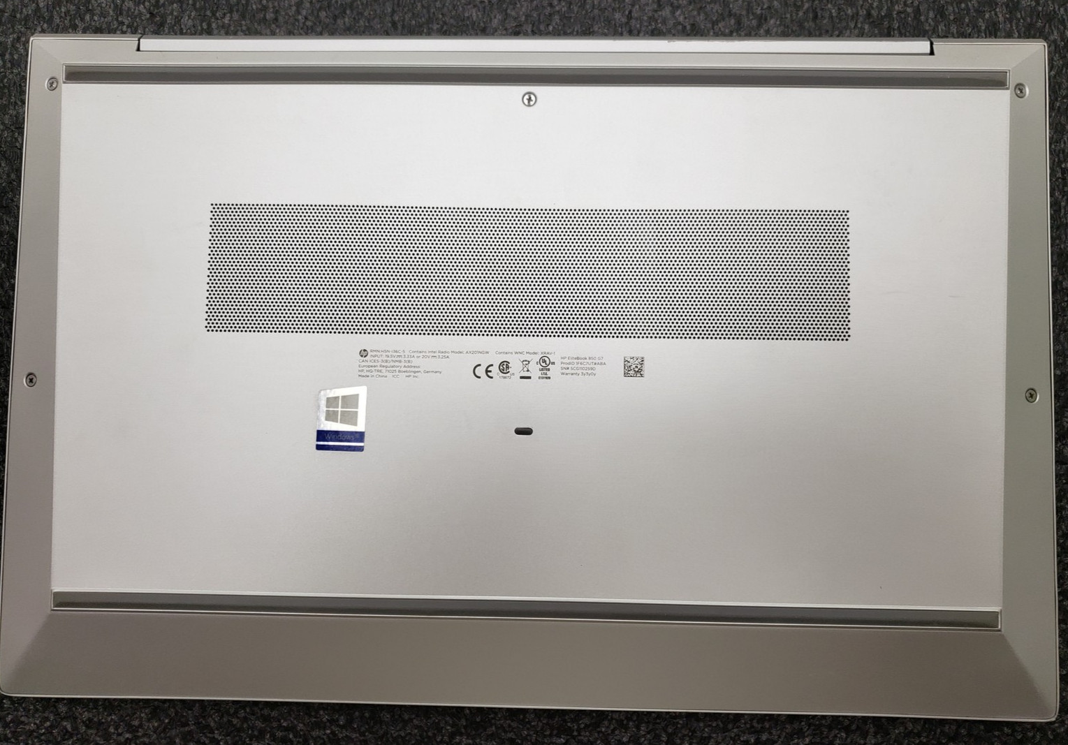 HP EliteBook 850 G7 i5-10210U 16GB RAM 256GB SSD 15.6″ Laptop PC Win 11 Pro.