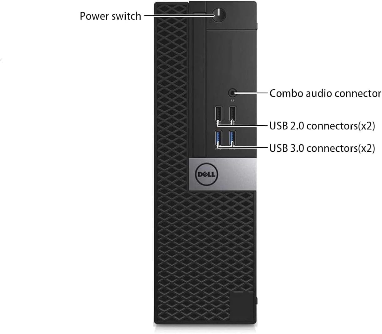 DELL OPTIPLEX 7040 SFF INTEL CORE I5-6500 3.20 GHZ 8GB RAM 256GB SSD Win11Pro