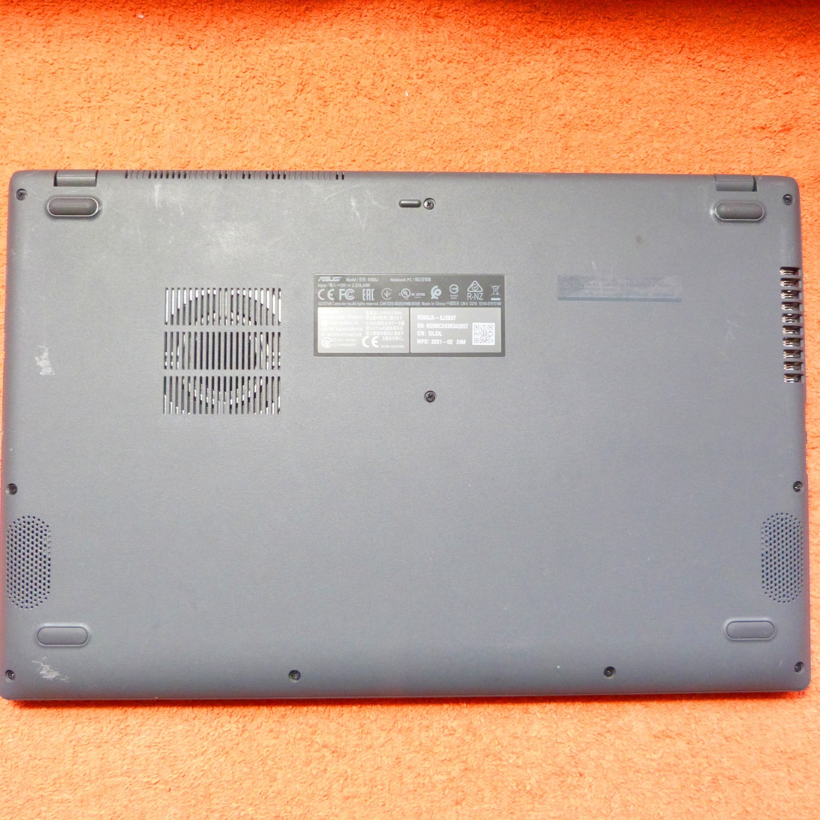 XL LOT Asus R565 VivoBook 15″ FULLHD l SSD Windows 11 l 10GEN Core i5 Intel