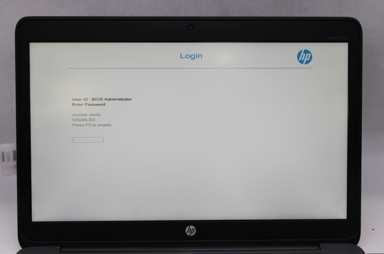 HP Elitebook Folio 14″ i-Series 4GB RAM NO STORAGE/OS BIOS LOCKED *PARTS/REPAIR*