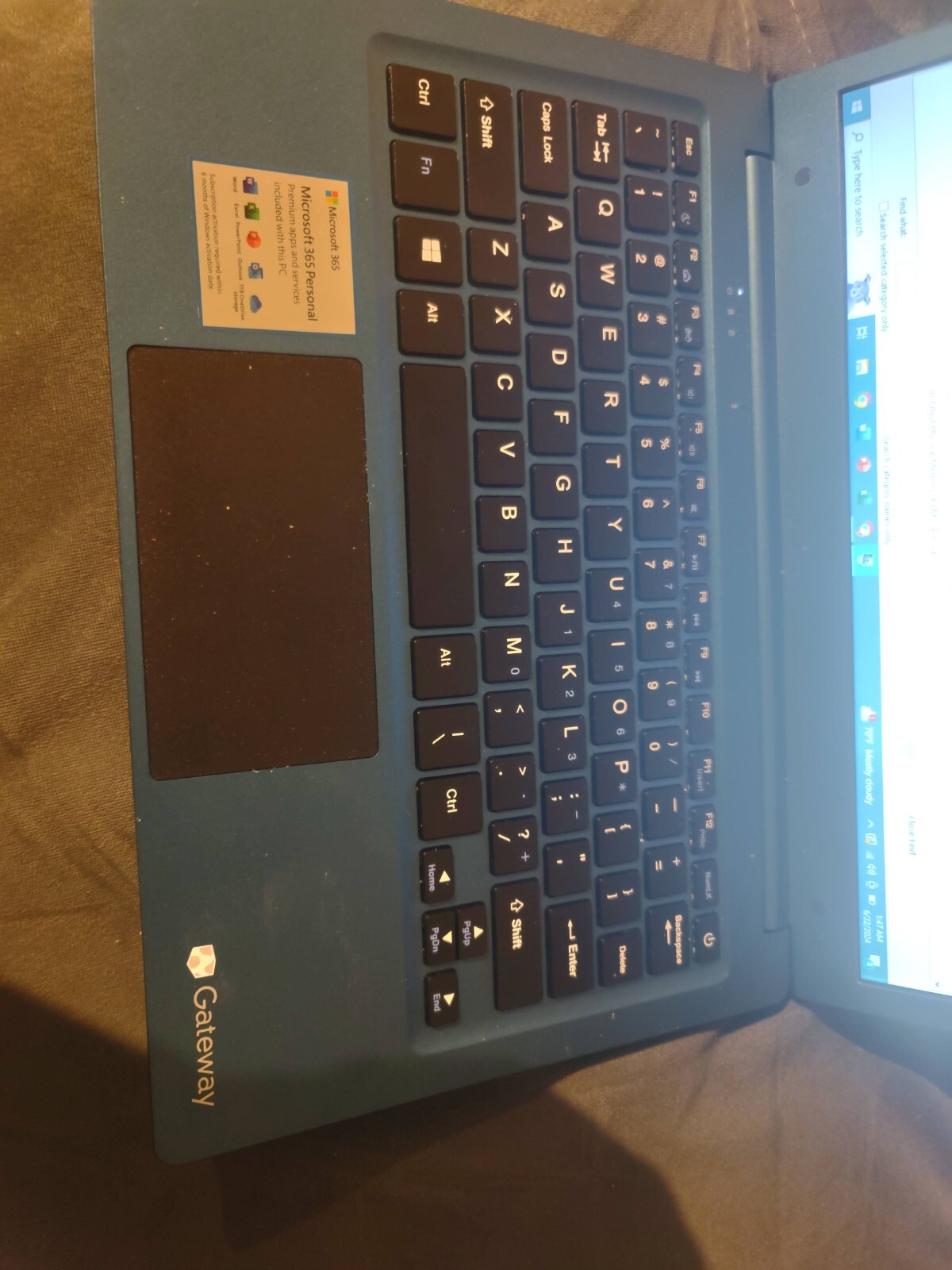 Gateway 11.6″ Ultra Slim Notebook, HD, Intel Celeron N4020, 64GB Storage, 4GB Me