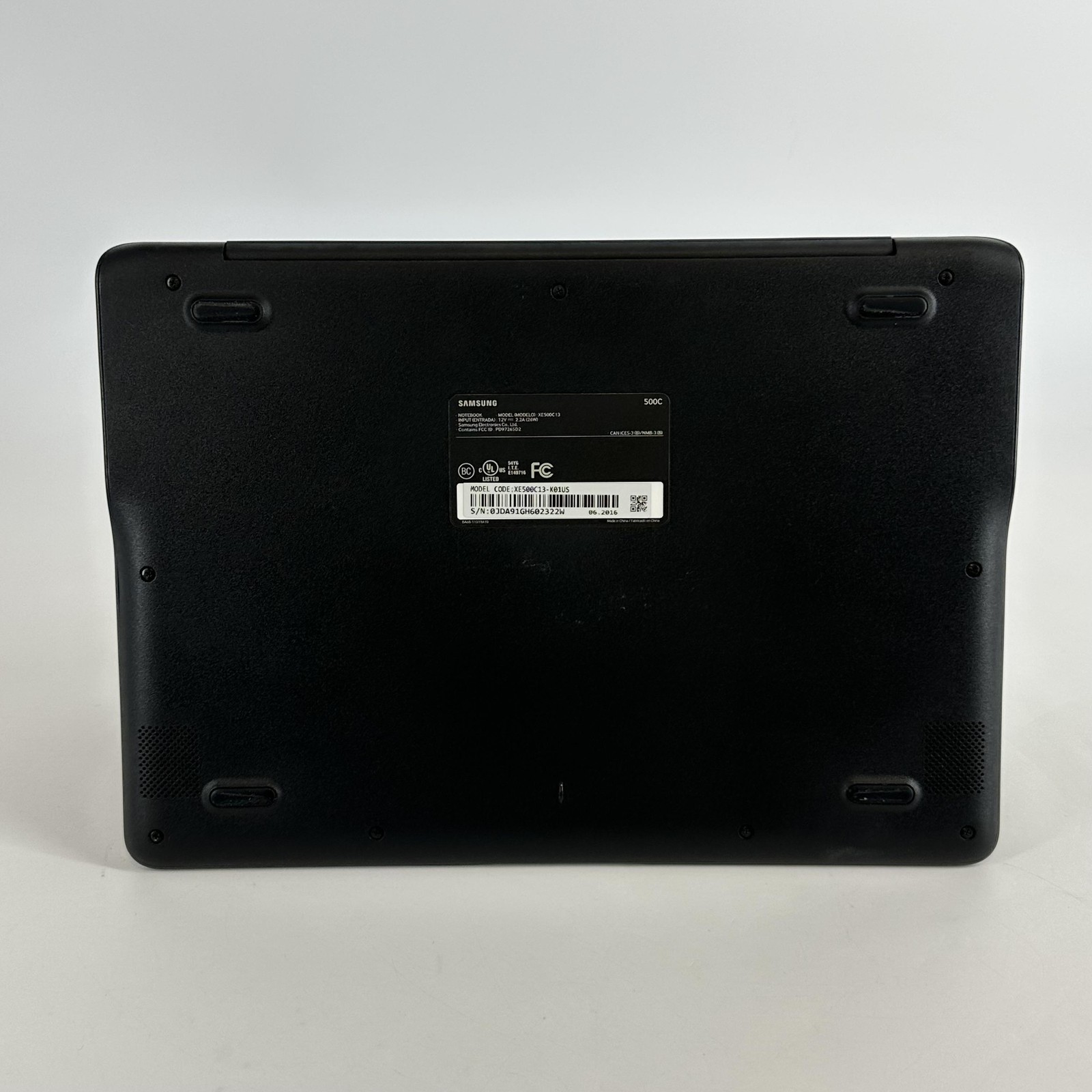 Samsung Chromebook 3 XE500C13 11.6 HD 1.6 GHz Celeron 2GB 16GB eMMC BAD BATTERY