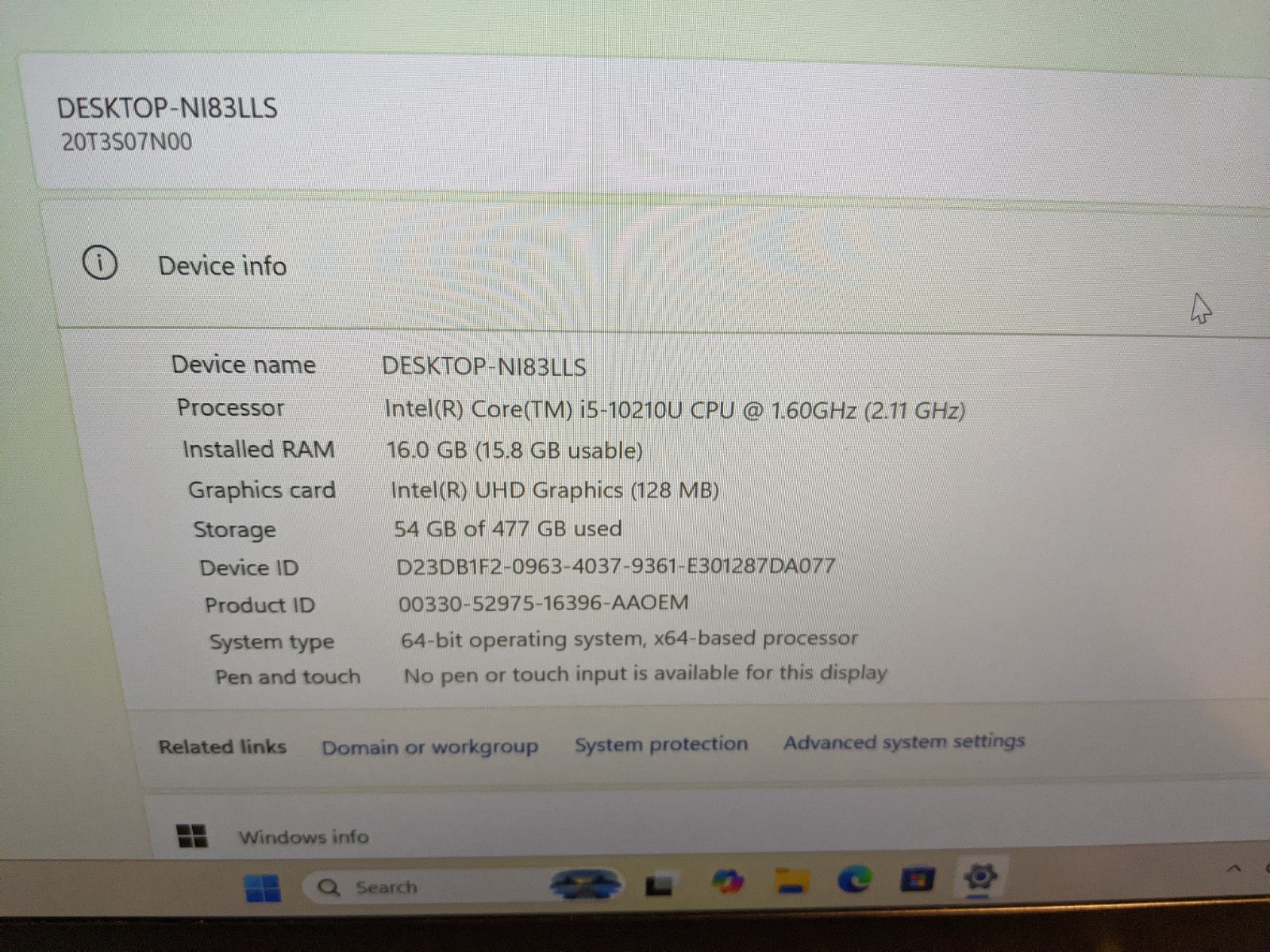 Lenovo ThinkPad X13 Gen 1 | 13” Intel i5-10210U 16GB RAM 512GB SSD | Win 11