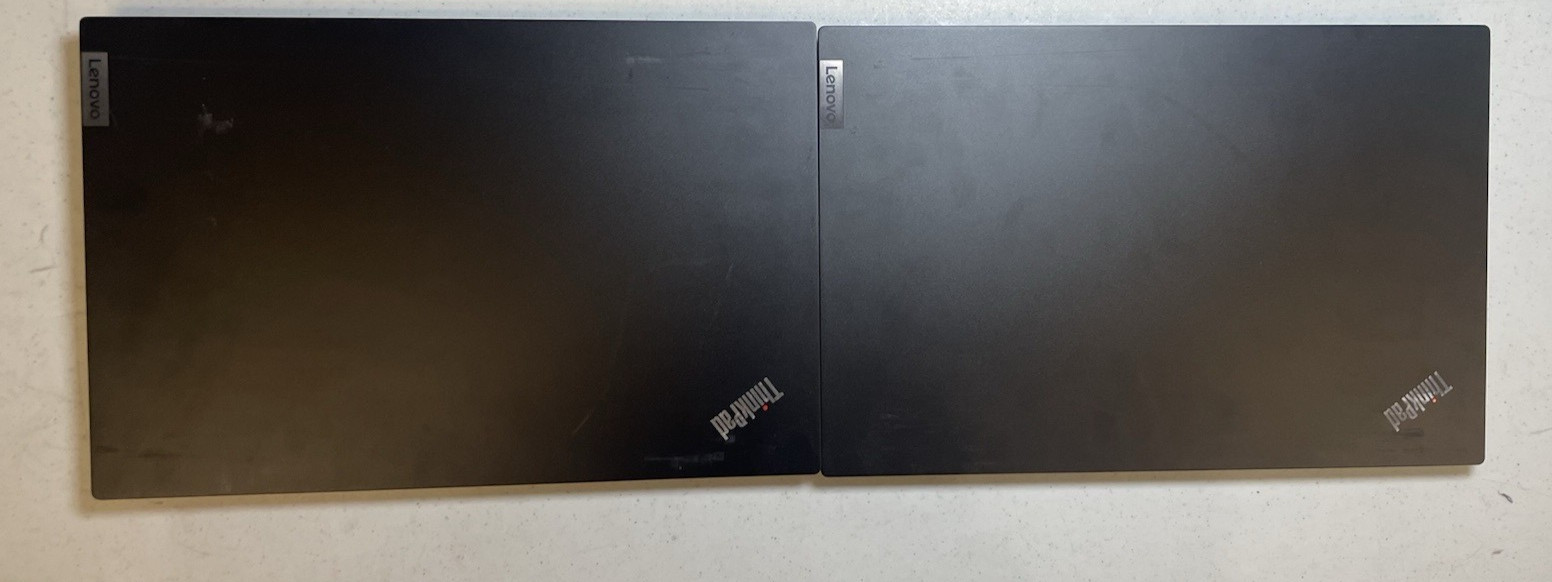 Lot of 2 Lenovo ThinkPad E15 Gen 2 i5 NO RAM NO SSD NO POWER FP/R