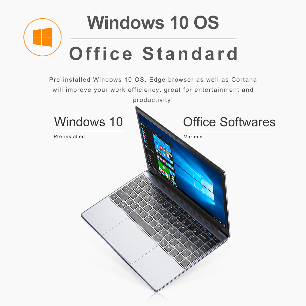 CHUWI HeroBook Pro 14.1″ Laptop Windows Intel N4020 Notebook 8+256G Up to 2.6GHz