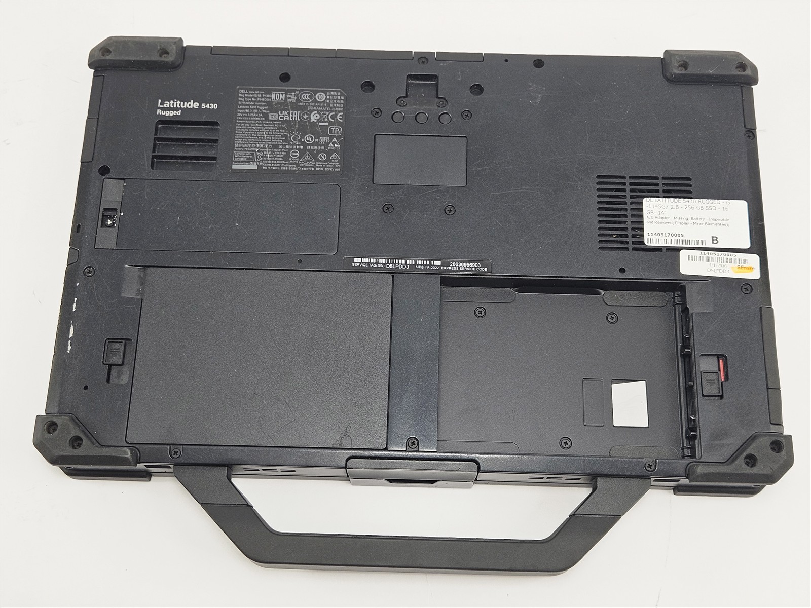 Dell 14″ Latitude 5430 Rugged i5-1145G7 16GB 256GB SSD HDMI Black No OS