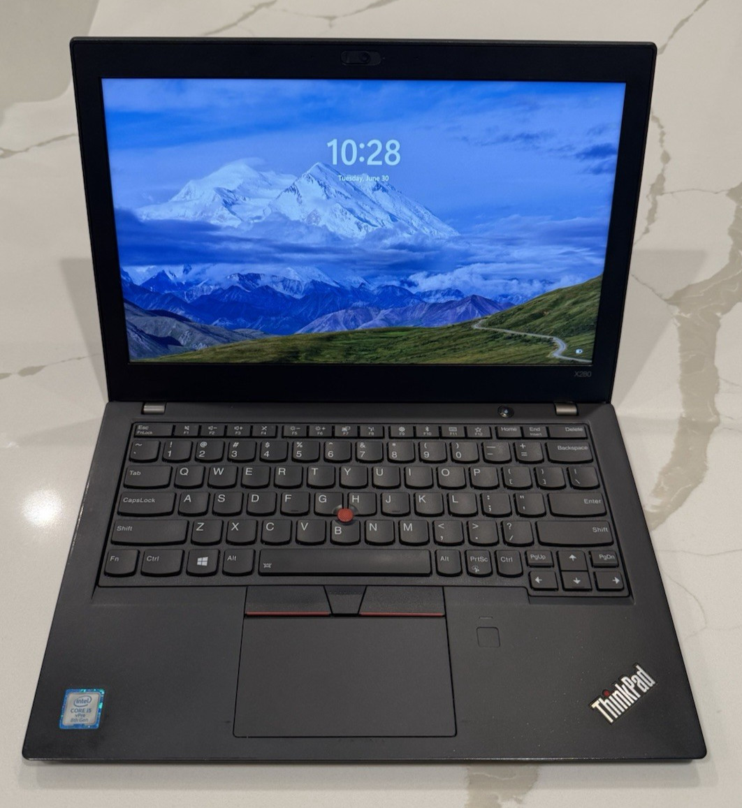 Lenovo Thinkpad X280 8GB 480GB Intel i5-8350U Touchscreen New Battery