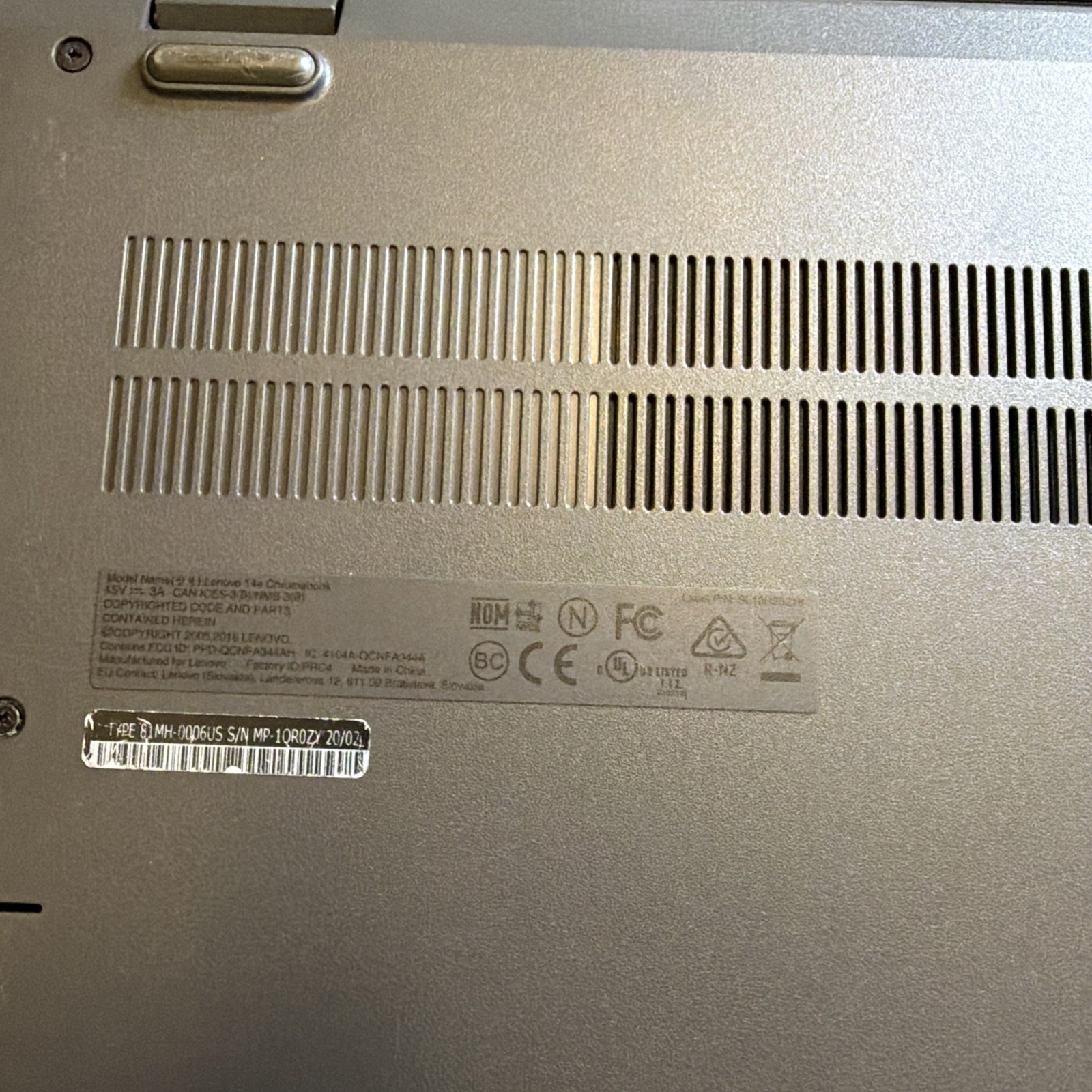 Lenovo Chromebook 14E Touch AMD 1.6GHz 4GB RAM 32GB (Used)