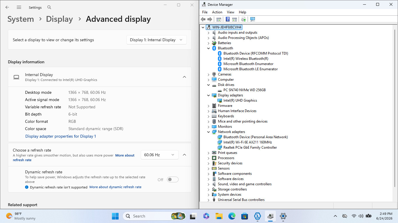Dell Latitude 3550 15.6″ i5-1335U 8GB 256GB SSD Win11 Pro Warranty