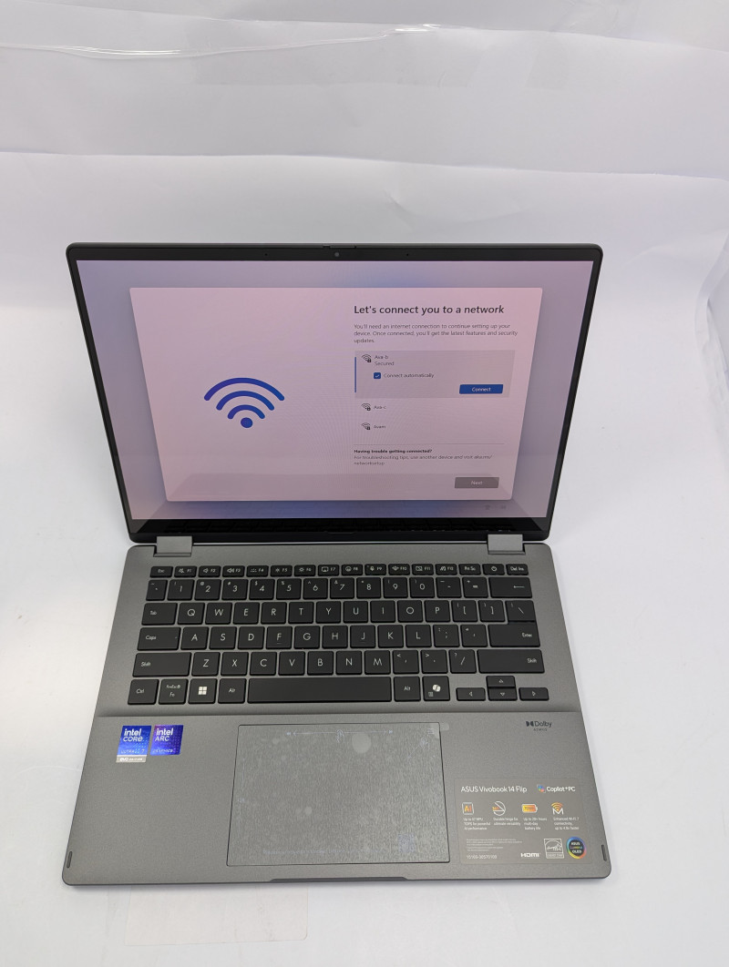 ASUS VIVOBOOK 14 FLIP TP3407SA-DS74T 2-in-1 Laptop Ultra 7 256V 16GB 1TB SSD W11