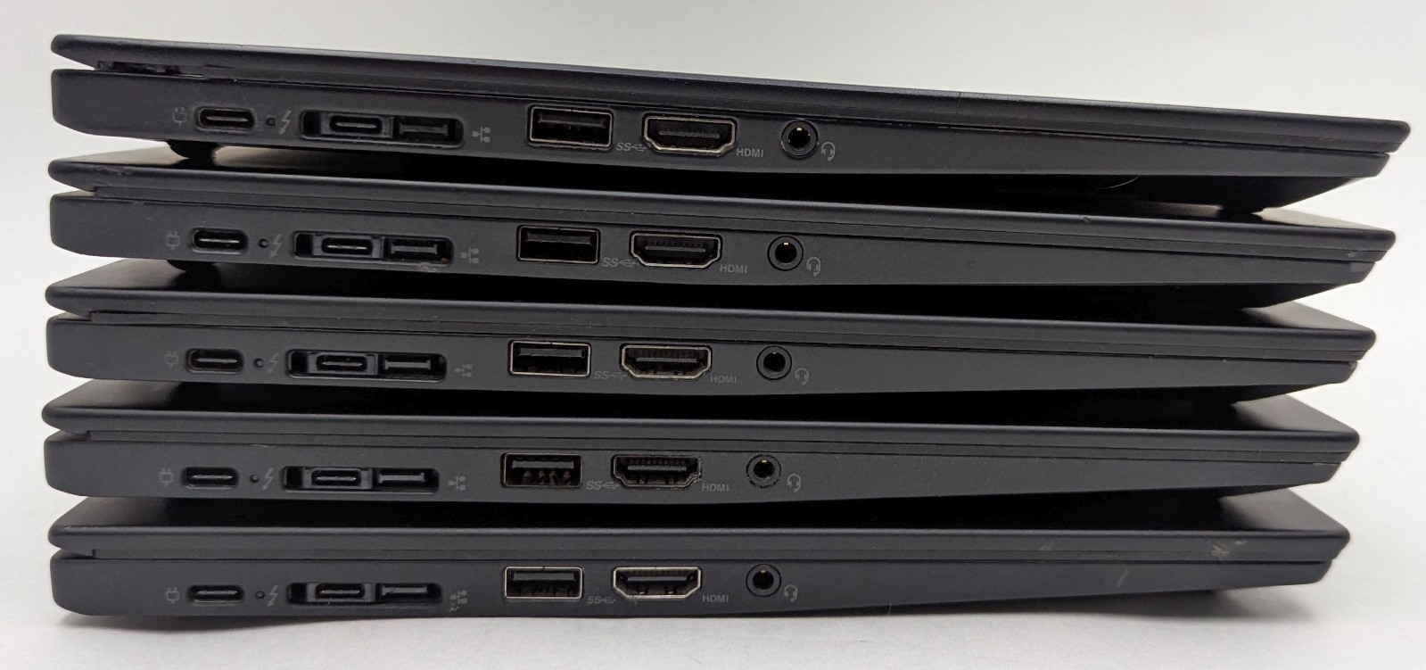 Lot of 5 Lenovo ThinkPad T490s 14″ Laptop i5-8265U 1.6GHz 8GB RAM – *AS-IS READ*