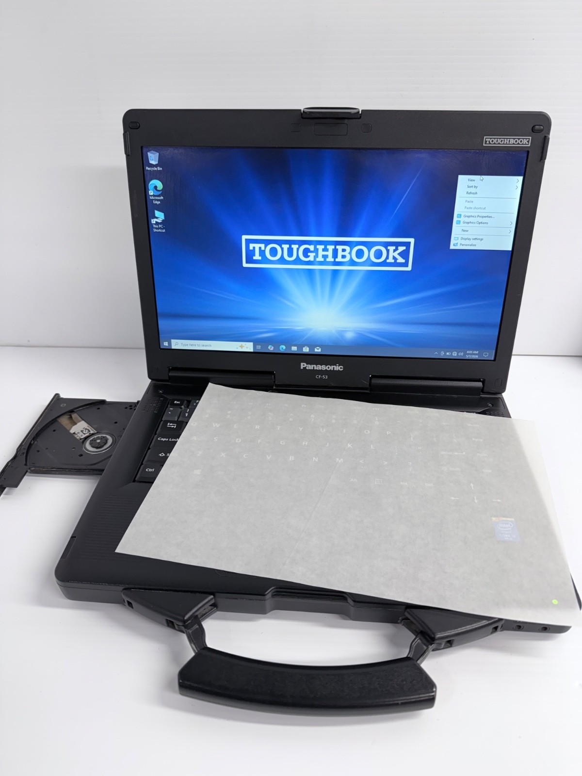 Panasonic CF-53 Tough Book I5 4310 2.00 GHz 16 GB RAM 512 GB SSD Windows 10 Pro