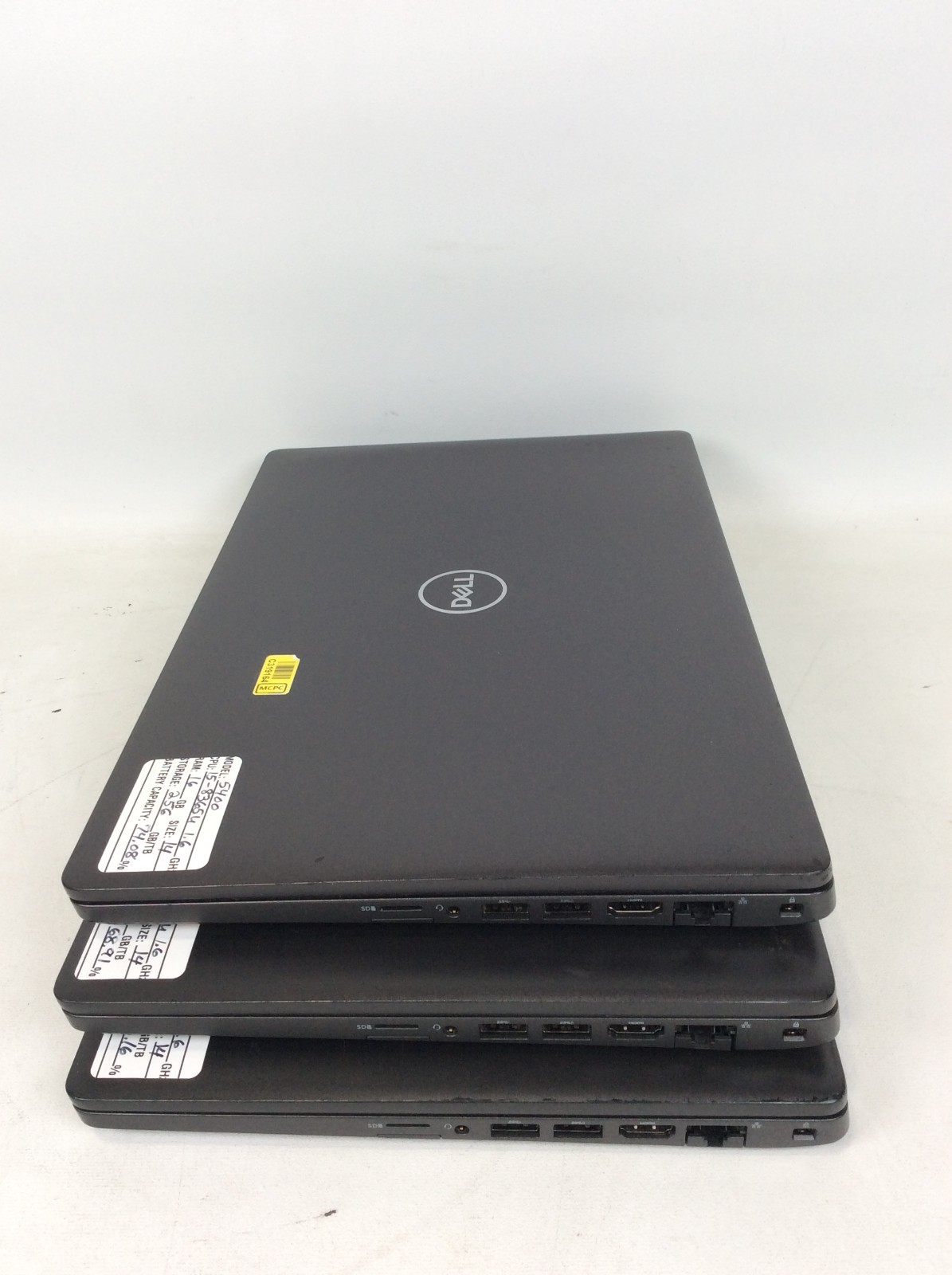x3 Dell Latitude 5400 i5-8365U 1.6GHz 16GB 256GB SSD 14″ +Power Adapters