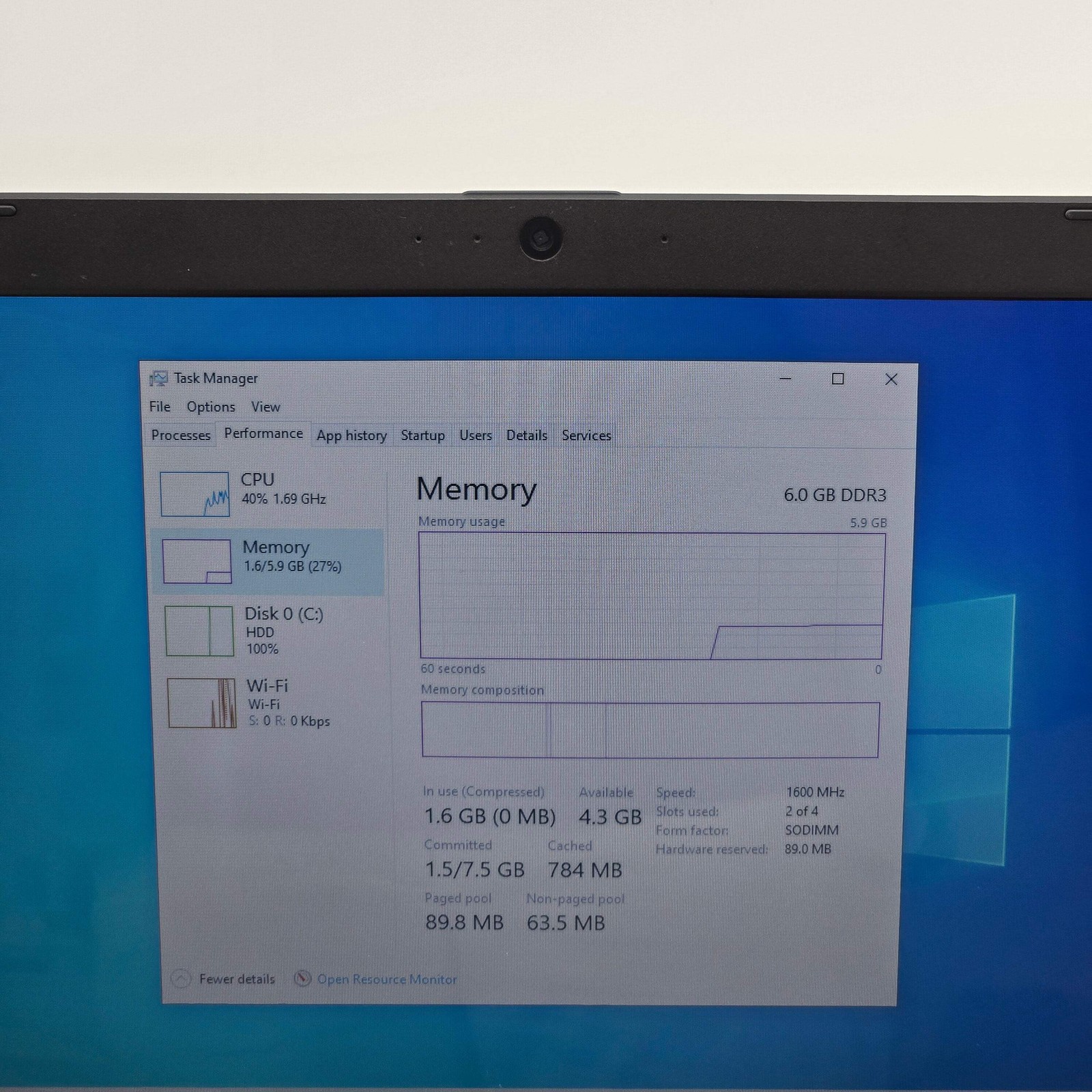Toshiba Satellite C55-B5200 Intel Core i3-4005U, 6GB RAM, 750GB HD – Used