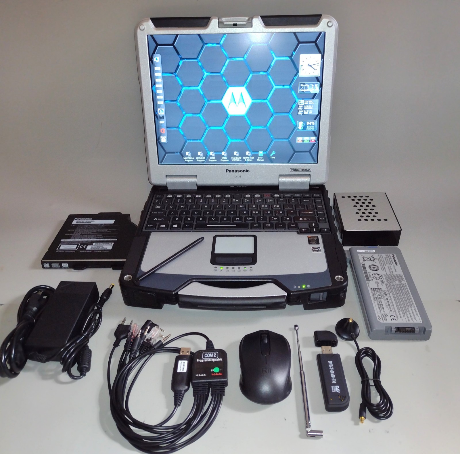 TOUGHBOOK CF-31 MK5: COMMS Laptop w/HAM Digital+Programing w/SDR, Win & DragonOS