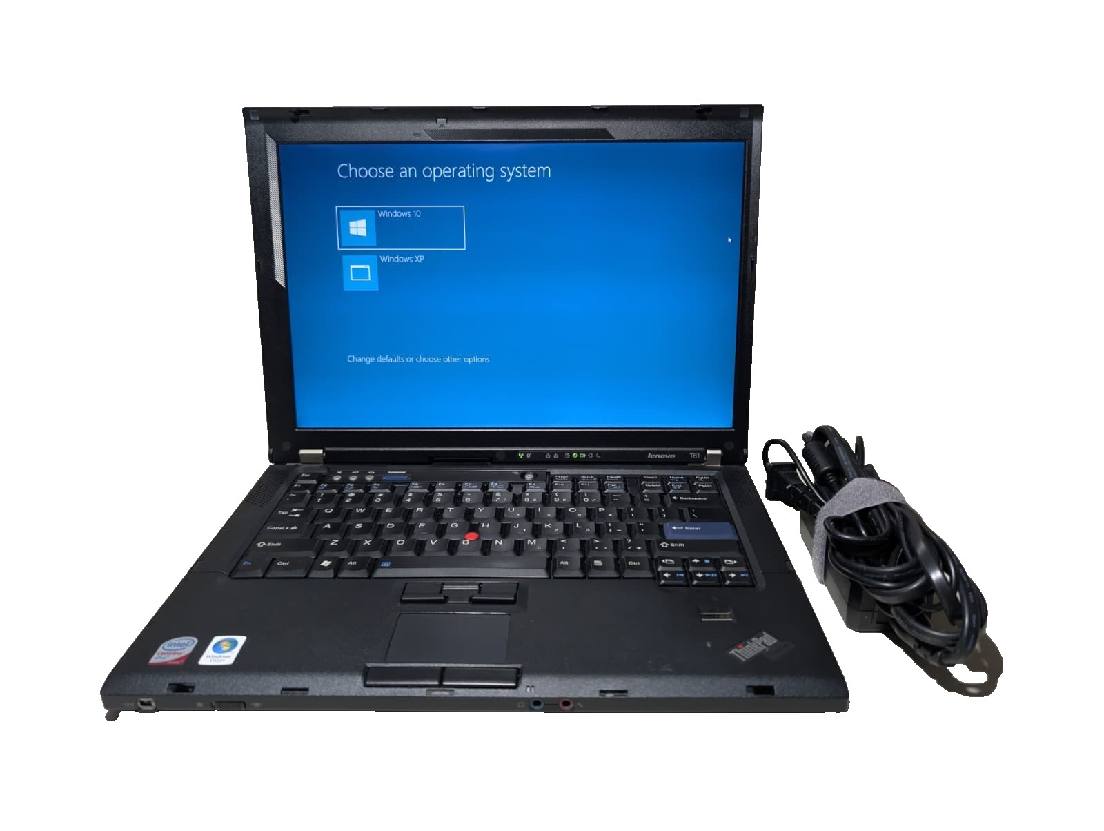 LENOVO THINKPAD T61 | C2D T7300 8GB RAM 512GB SSD | NVIDIA NVS DUAL BOOT RARE