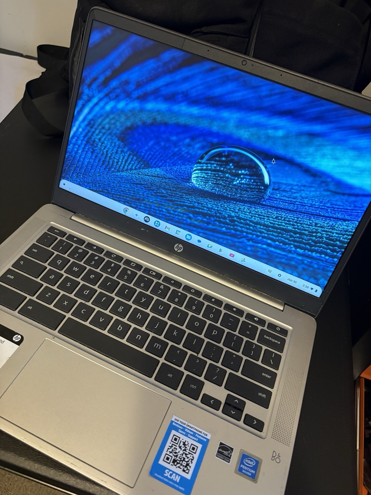 HP Chromebook 14a-na0031wm 14” Intel Pentium Silver 4GB 64GB Chrome OS Tested