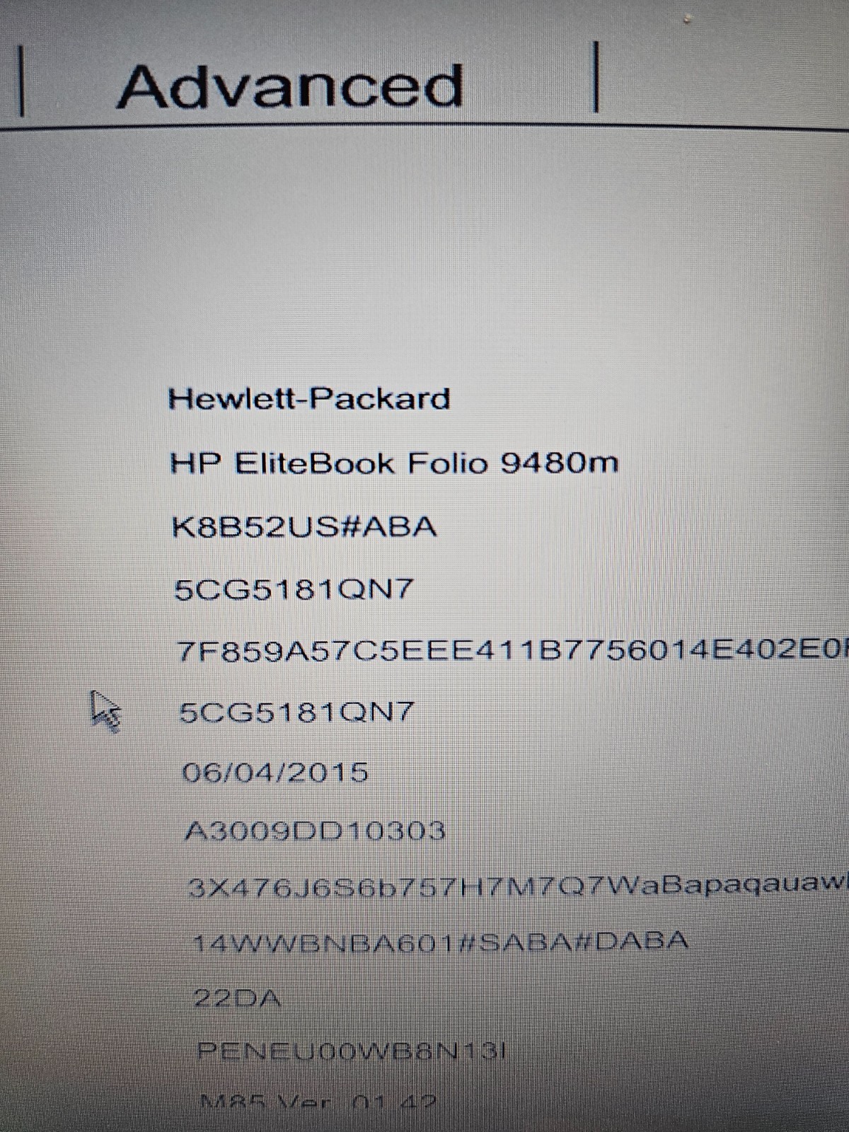 HP EliteBook Folio 9480M 14″ Laptop Intel Core i5-4310U 8GB RAM NO HD/OS (FL)