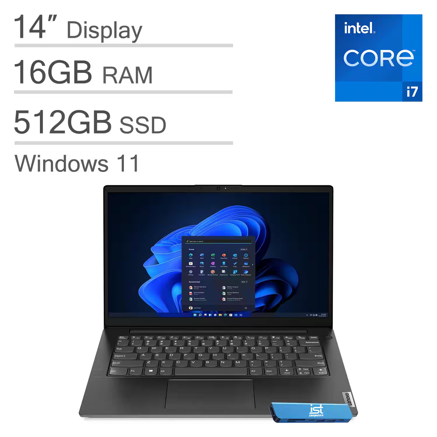 Lenovo – V14 Gen 4 14 in FHD Business – Intel 10-Core i7-13620H – 16GB 512GB SSD