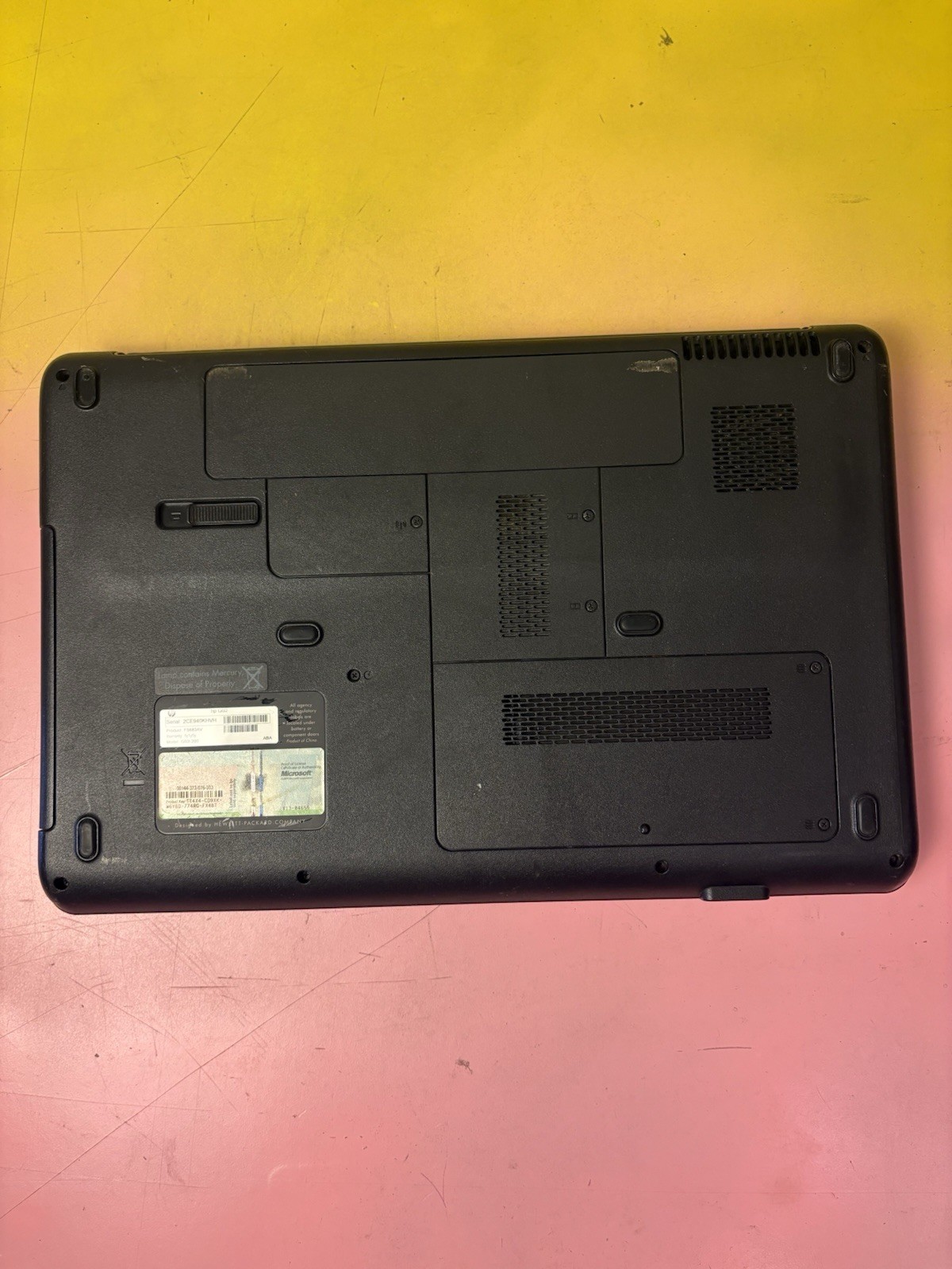 HP G60 Notebook 15.6 Laptop Core 2 Duo T6600 4GB 320GB HDD Read Description