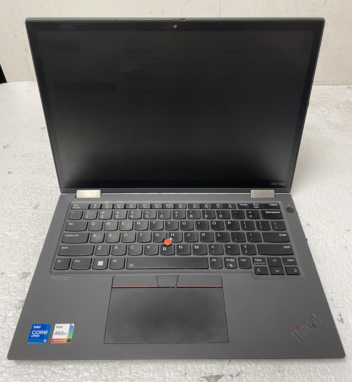 Lenovo ThinkPad X13 Yoga Gen 2 13″ i5-1145G7 @2.60GHz 16GB RAM NO SSD Parts READ