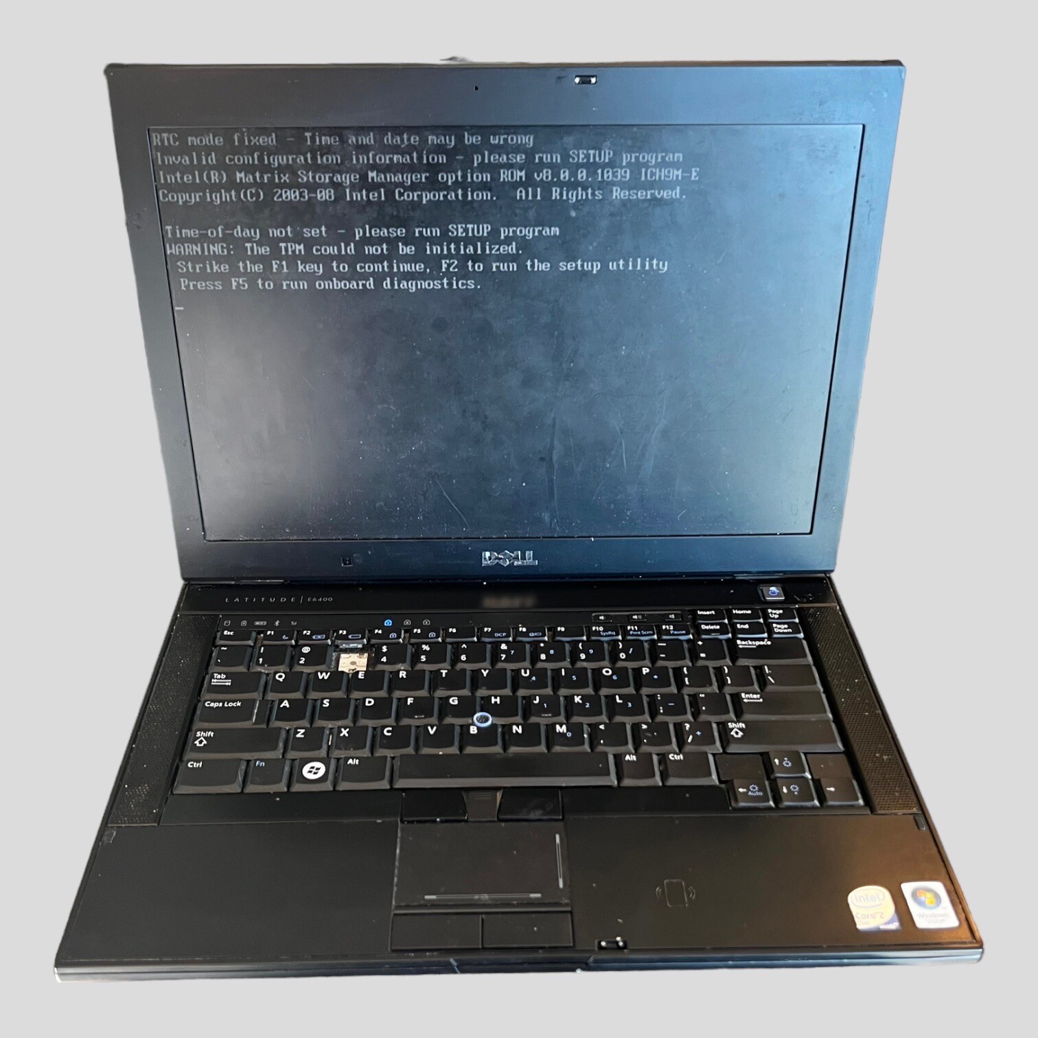 Dell Latitude E6400 Intel Core 2 Duo P9500 2.53GHz 4GB RAM 64 BIT HDD (AS IS)