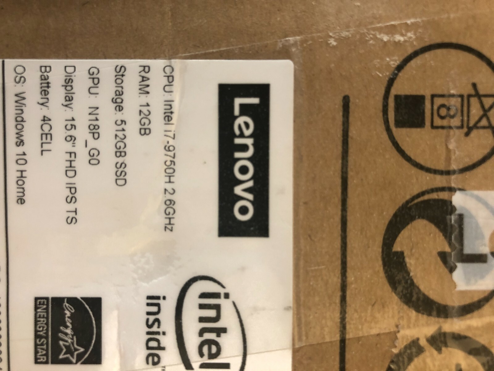 NEW SELD Lenovo YogaC94015,6 “FHD Touch i7-9750H 2,6GHz 12GB 512GB GTX 1650 W10H