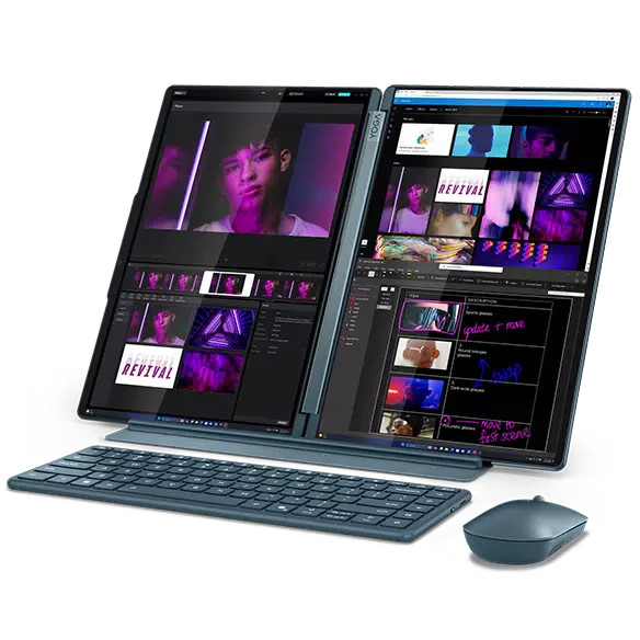 NEW 2025 Lenovo Yoga Book 9i 2-in-1 14″ DUAL OLED Touch Ultra 7 255H 32GB 512GB
