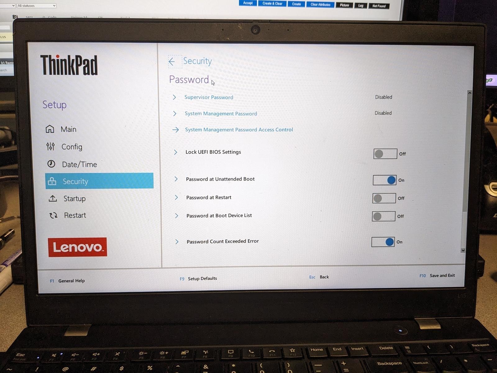LENOVO THINKPAD L15 i5-10210U @ 1.60GHz, 8GB RAM, NO HDD/OS