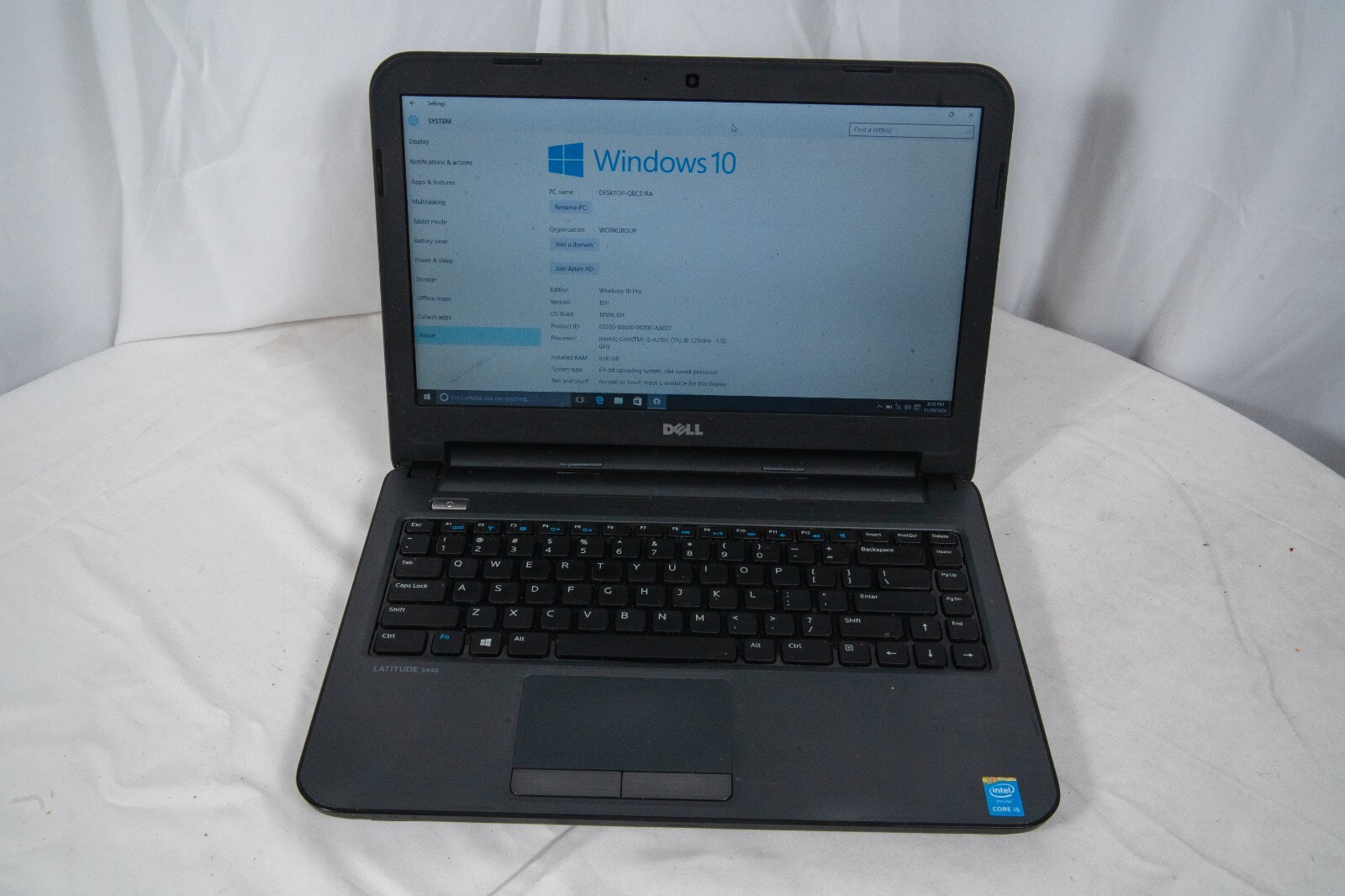 Dell Latitude E3440 i5-4210U, 8GB RAM, 320GB HDD, 14″ no charger