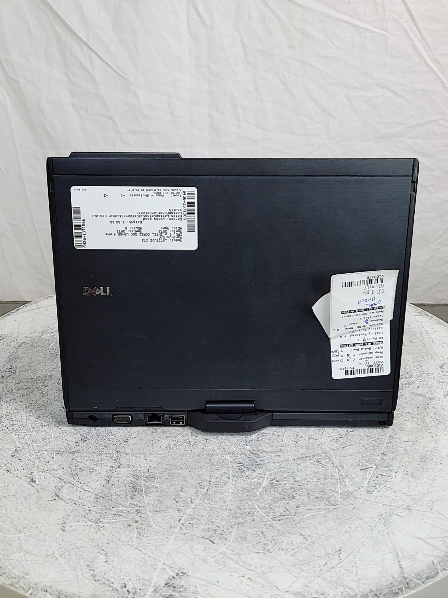 DELL LATITUDE XT2 PP12S Laptop Intel CORE2 DUO U9400 3GB SEE NOTES