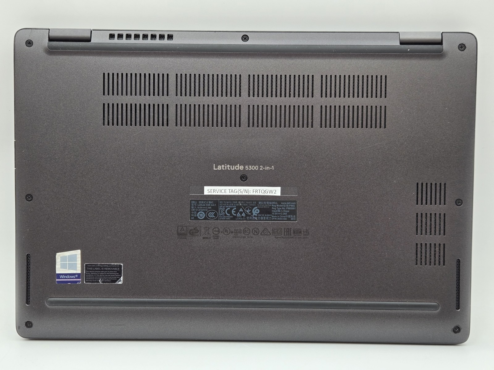 Dell Latitude 5300 2-in-1 13 FHD Touch I5-8365U 256GB 16GB W11P Webcam Backlit