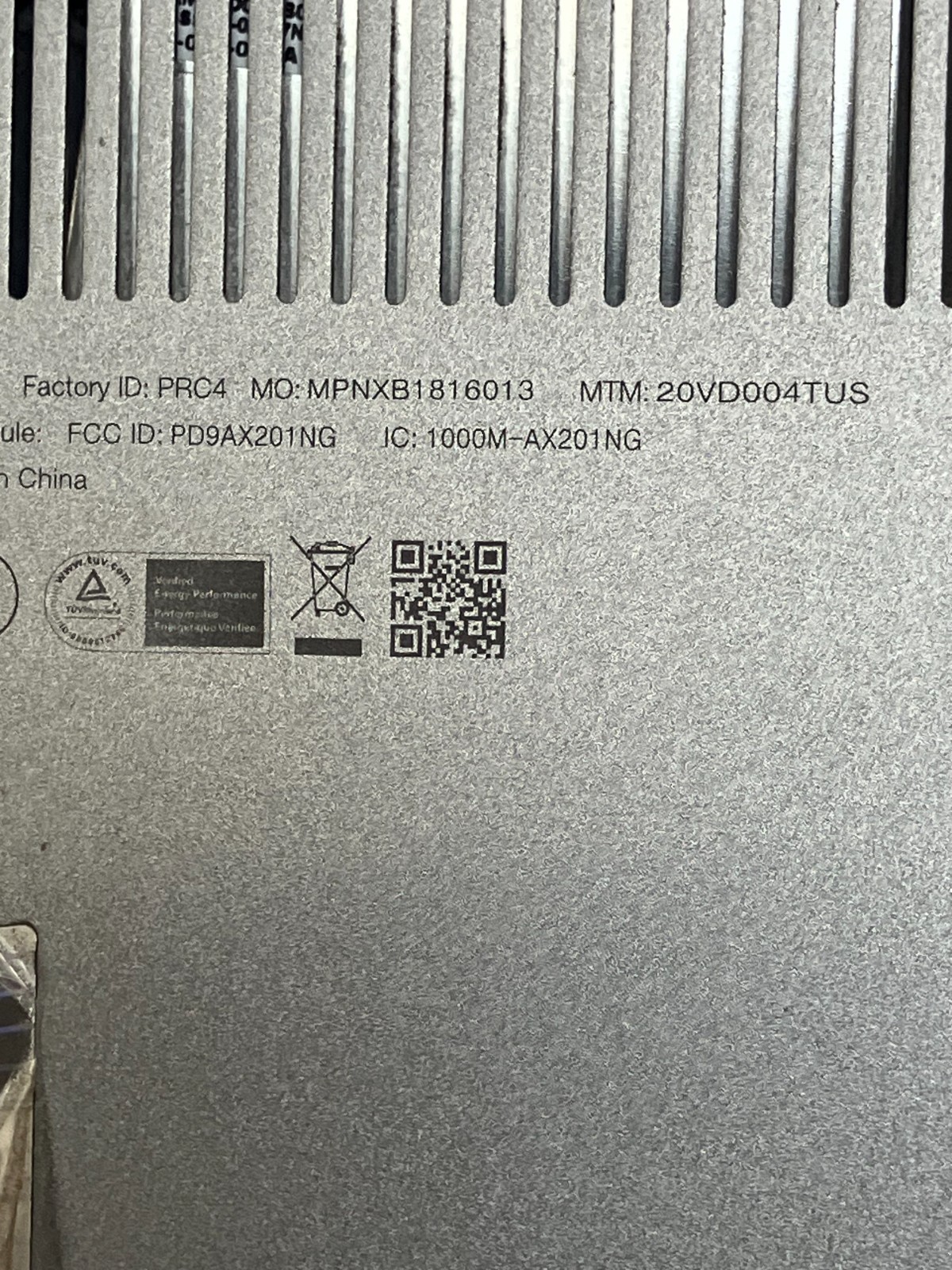 Lenovo ThinkBook 14 G2 ITL Laptop i5-1135G7 2.4GHZ NO MEM NO SSD FOR PARTS