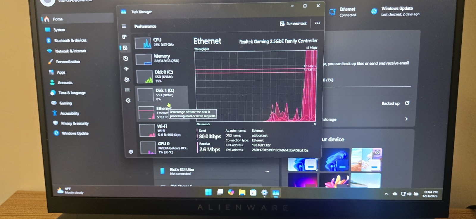 Alienware M15 R5 – R9 5900HX / RTX 3070/360Hz 1080P/32GB/3TB Gaming Laptop